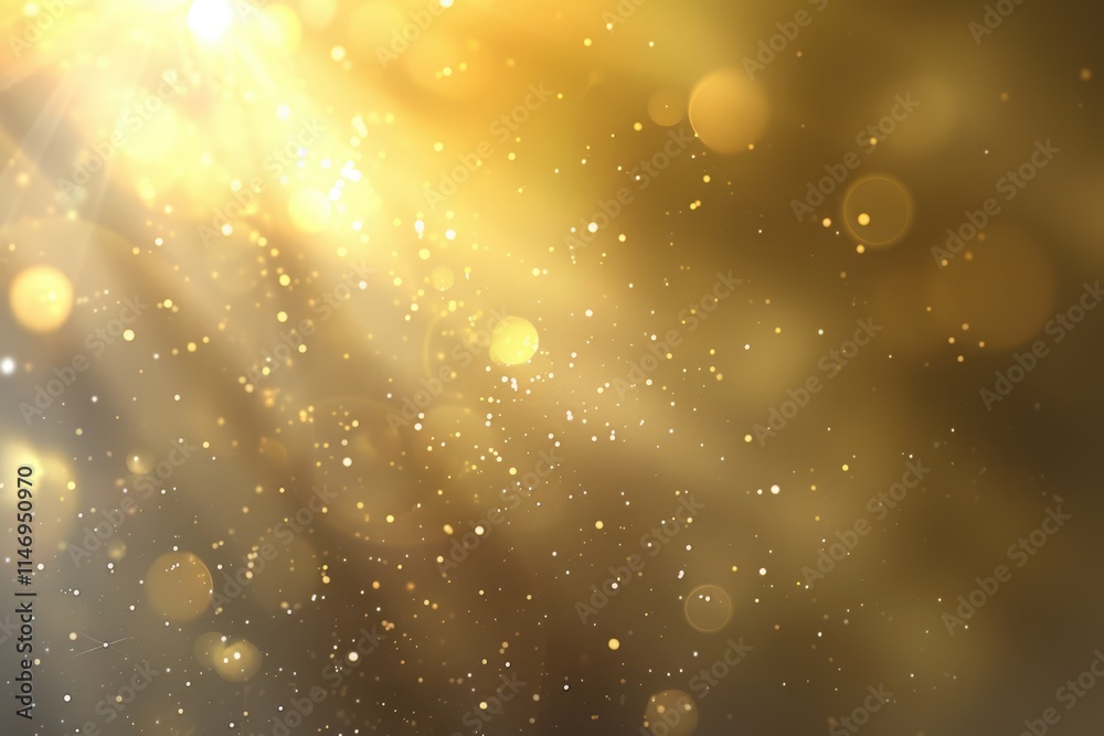 Abstract light background with golden and blue bokeh elements for festive designs Abstract light background with golden and blue bokeh elements for festive designs
