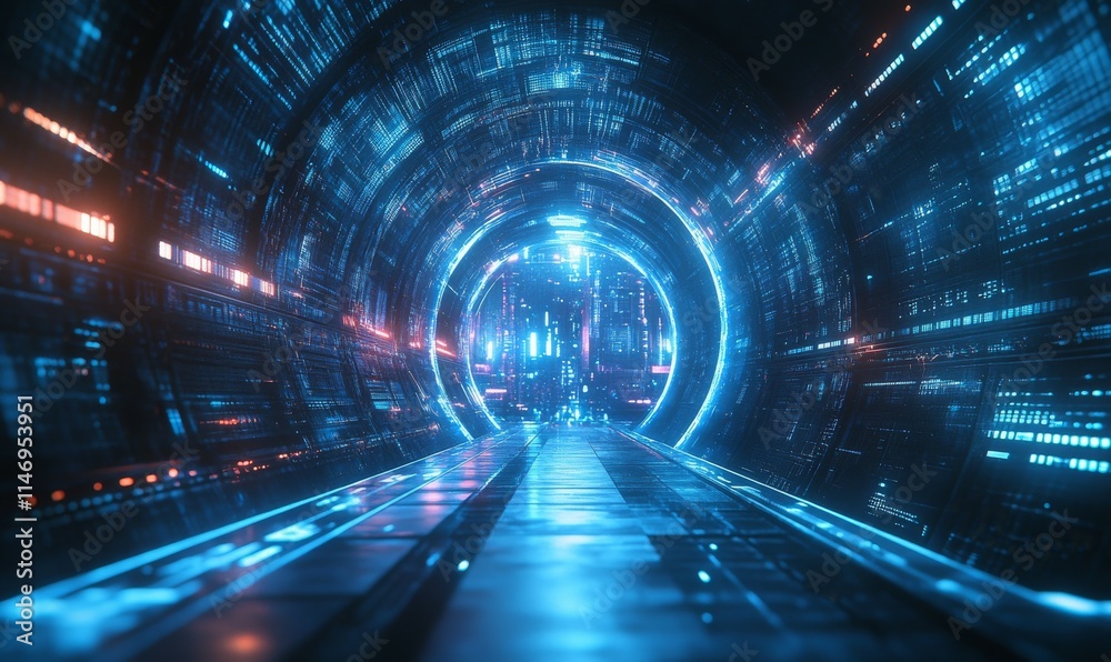 Sound Wave and Audio Technology Concept. Blue, Futuristic Digital Style. Sound Wave and Audio Technology Concept. Blue, Futuristic Digital Style.