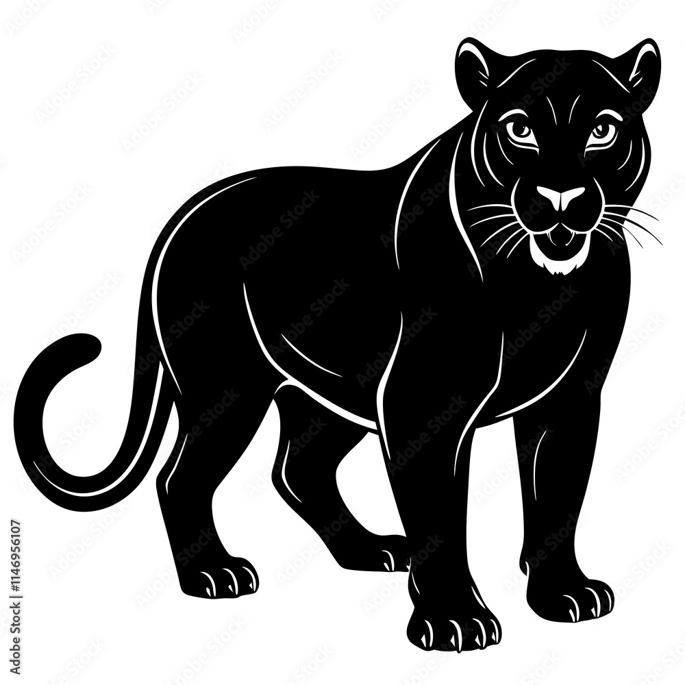 panther silhouette vector illustrator panther silhouette vector illustrator