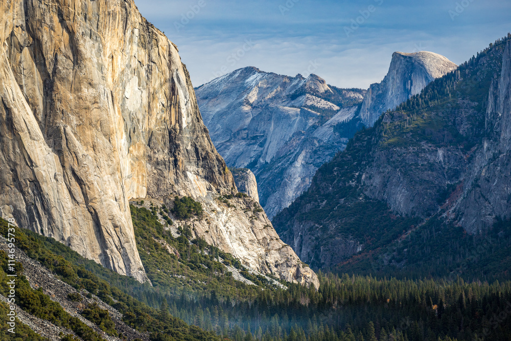 Yosemite Valley with Half Dome view