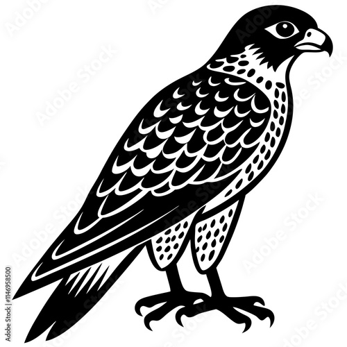 falcon  silhouette vector illustrator  photo