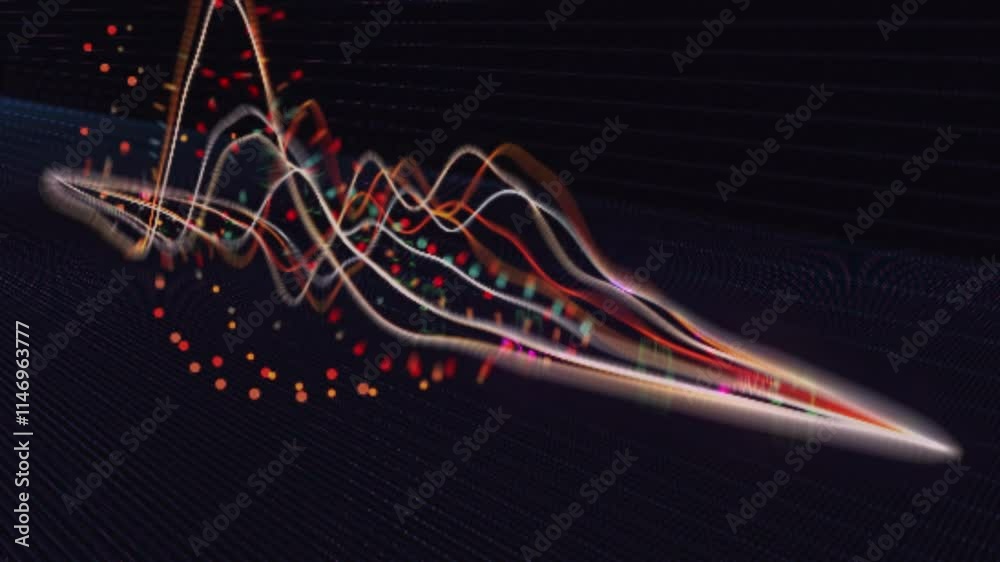 Stock Market Bar Graph trading Stock Market. Shares are traded in the stock exchange Prosperity, Bull Market Soaring Falling rapid change cryptocurrency price 4K