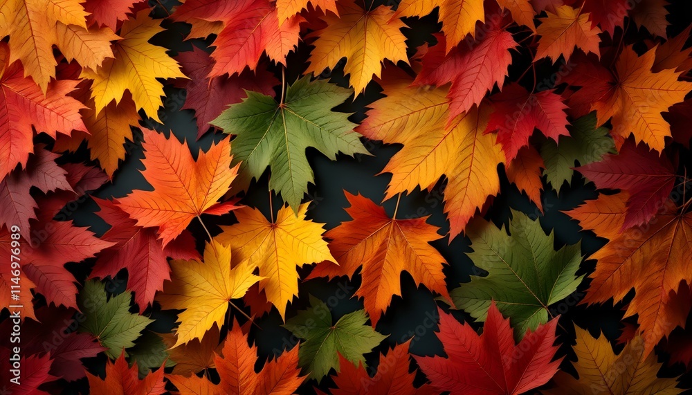 autumn leaves background, Colorful Fall Leaves Pattern autumn leaves background, Colorful Fall Leaves Pattern