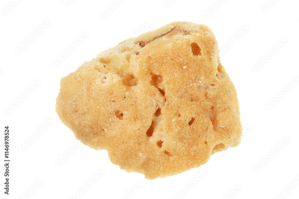 Piece of traditional Italian almond biscuit (Cantucci) isolated on white Piece of traditional Italian almond biscuit (Cantucci) isolated on white