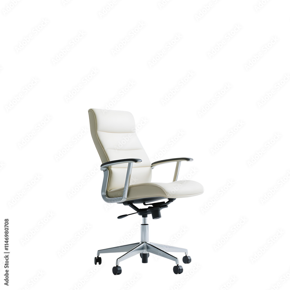 Obraz premium ergonomic office chair with wheels, armrests, and adjustable features for comfortable and efficient workspace setup