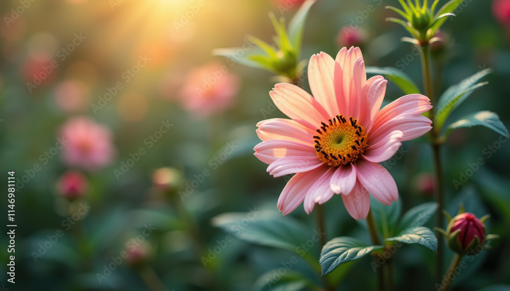 Beautiful pastel pink Dahlia flowers on a soft background, perfect for romantic text for special occasions. Beautiful pastel pink Dahlia flowers on a soft background, perfect for romantic text for special occasions.
