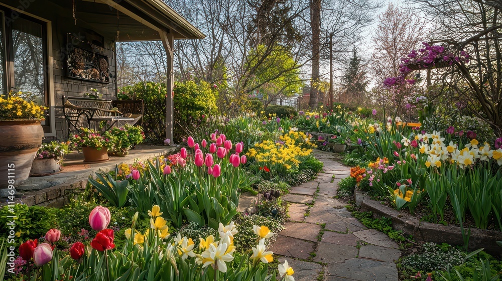 Obraz premium spring in the park