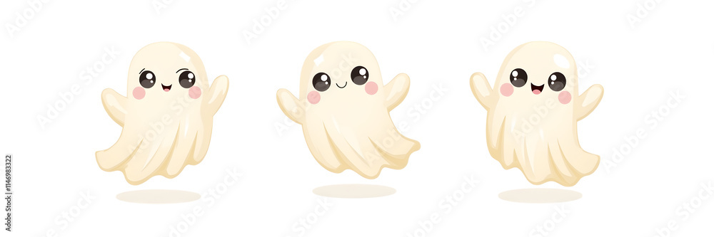 spooky ghost illustration on white background, ideal for halloween designs, haunted themes, and creepy seasonal decorations spooky ghost illustration on white background, ideal for halloween designs, haunted themes, and creepy seasonal decorations
