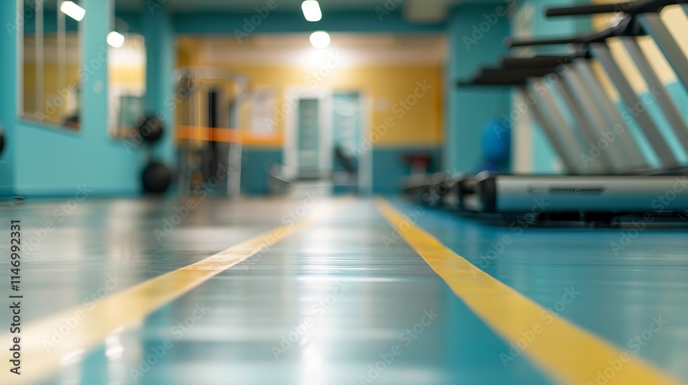 Copy space in a physiotherapy gym for promotional purposes. Copy space in a physiotherapy gym for promotional purposes.