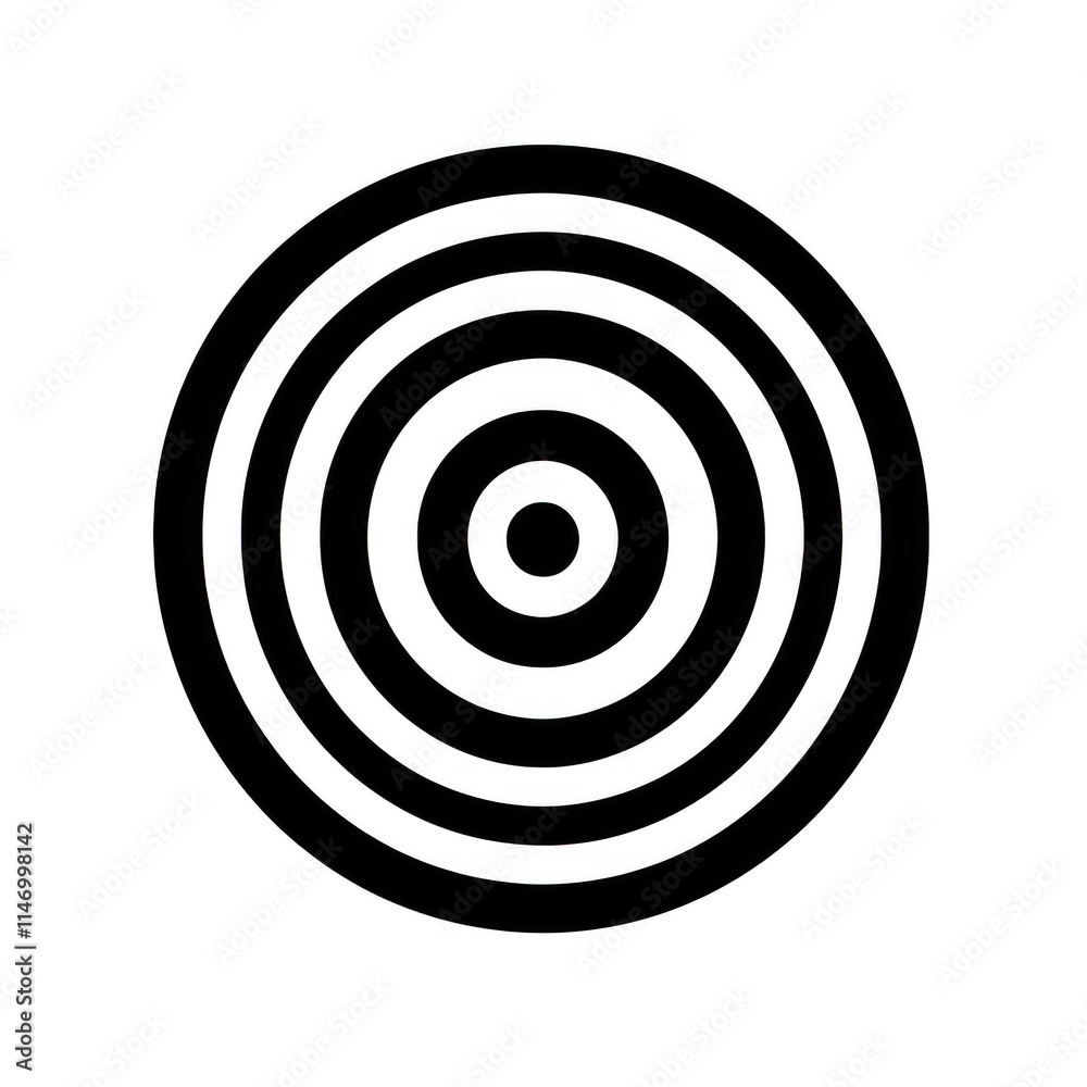 Black icon of target isolated on a transparent background Minimalist flat icon, vector logo style sign clipart on a no background png Black icon of target isolated on a transparent background Minimalist flat icon, vector logo style sign clipart on a no background png