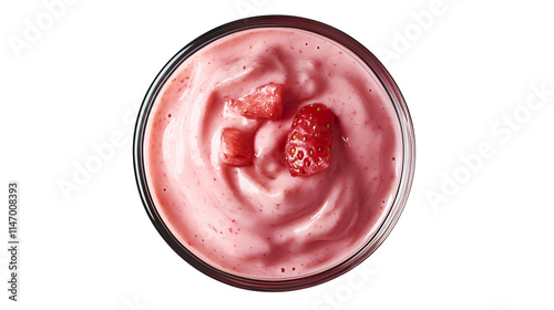 Wallpaper Mural Delicious Strawberry Smoothie Recipe Creamy, Pink, Refreshing Torontodigital.ca
