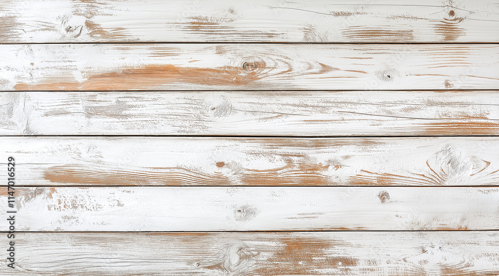 Obraz premium Whitewashed wooden planks 