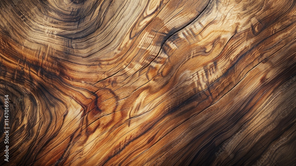 Naklejka premium Natural poster design featuring wooden texture backgrounds, adding warmth and character to your layout