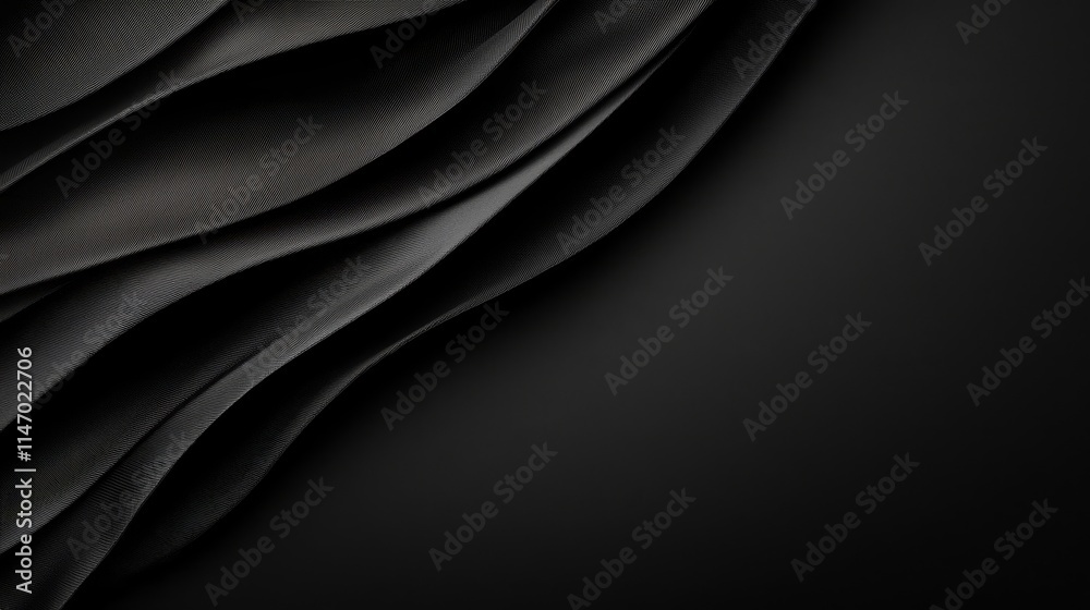 a black background with a wavy pattern on it a black background with a wavy pattern on it