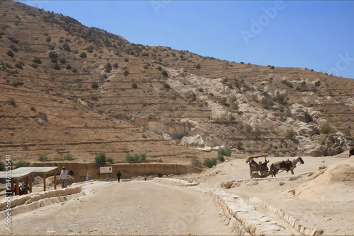 Journey to the Wonder of the World Petra, Jordania