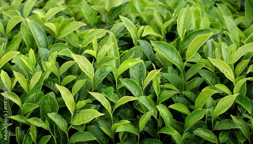 green tea leaves, AI generated green tea leaves, AI generated