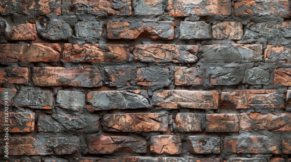 Cozy layout showcasing brick texture backgrounds, providing a rustic and charming base for your message Cozy layout showcasing brick texture backgrounds, providing a rustic and charming base for your message