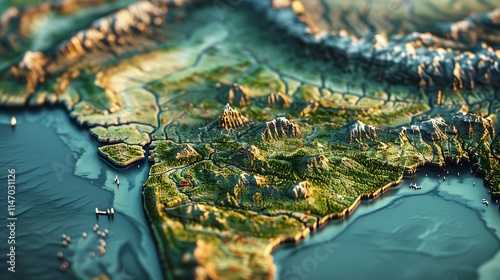 Detailed Map of India, Highlighting Geographical Regions, Major Cities, and Cultural Diversity Across the Country for Travel and Educational Purposes