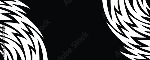 Abstract background with zigzag spike pattern and with some copy space area
