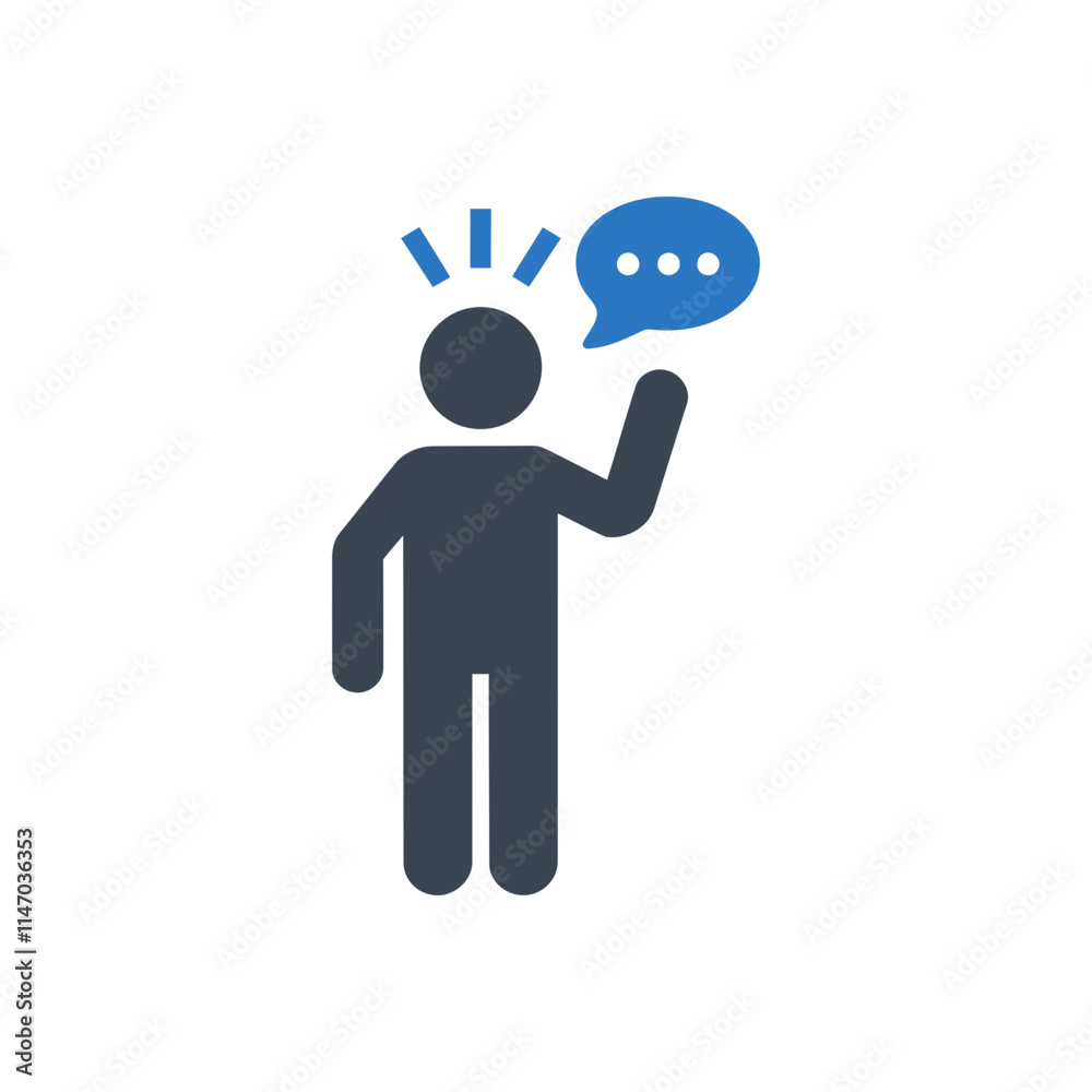 Fototapeta premium User Insight Icon