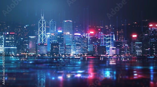 Modern City with Wireless Network Connection Enhancing Urban Connectivity, Smart Infrastructure, and Seamless Communication for Future Urban Development
