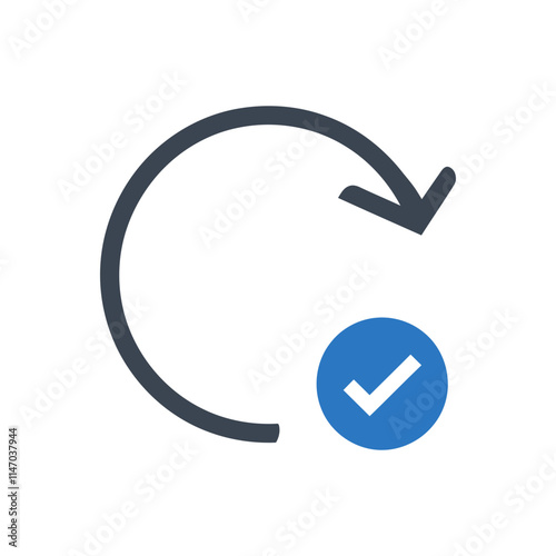 Refresh Checkmark Arrow Icon
