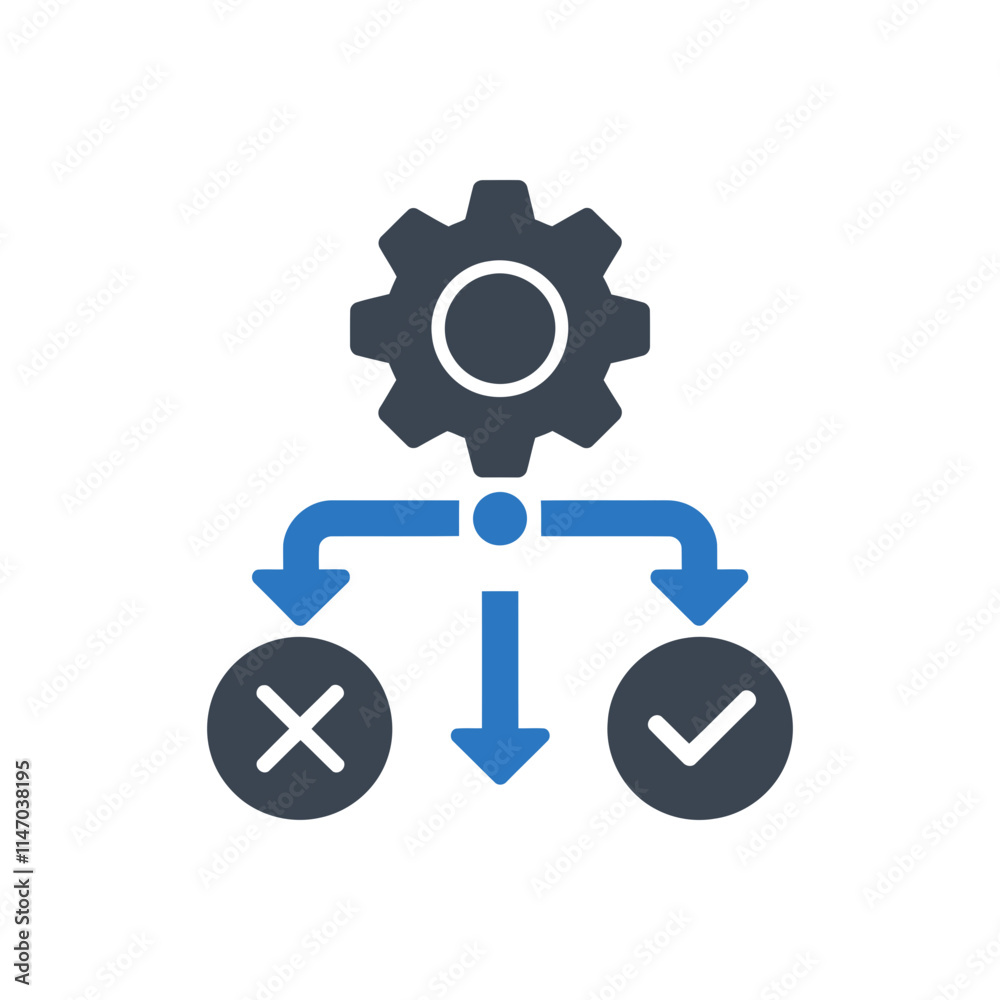 Decision Process Icon Decision Process Icon