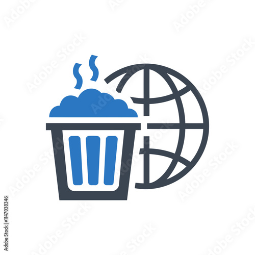 Internet Trash Management Icon