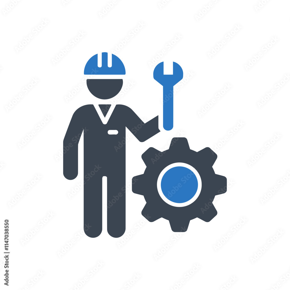 Engineer Repair Gear Icon Engineer Repair Gear Icon