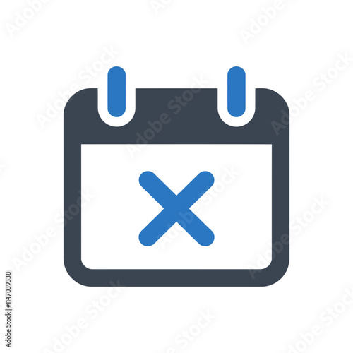 Event Cancellation Calendar Icon