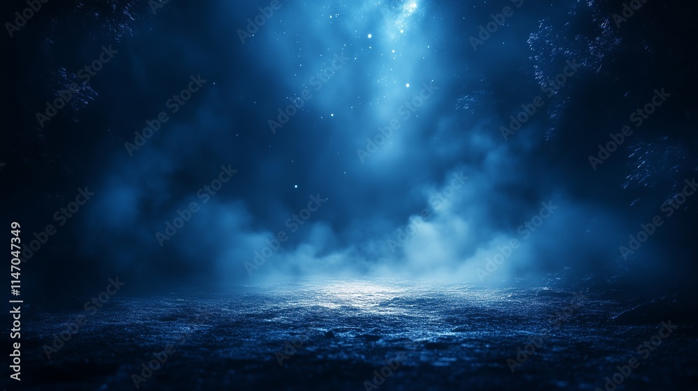 Ethereal Blue Smoke Clouds Ethereal Blue Smoke Clouds