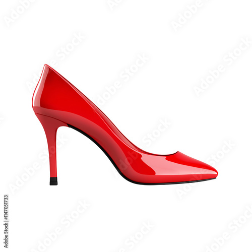 red high heel shoes