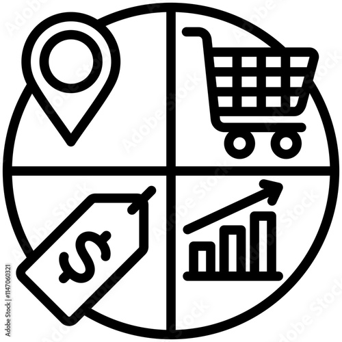 Marketing Mix Icon