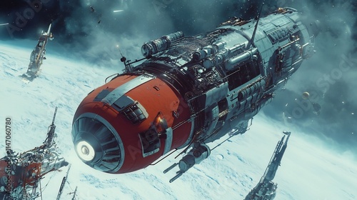 Wallpaper Mural Russian space explorer pioneering interstellar travel uncovering mystery of gravitational force space time continuum mission filled awe inspiring scenario cosmic discovery redefine humanity's Torontodigital.ca