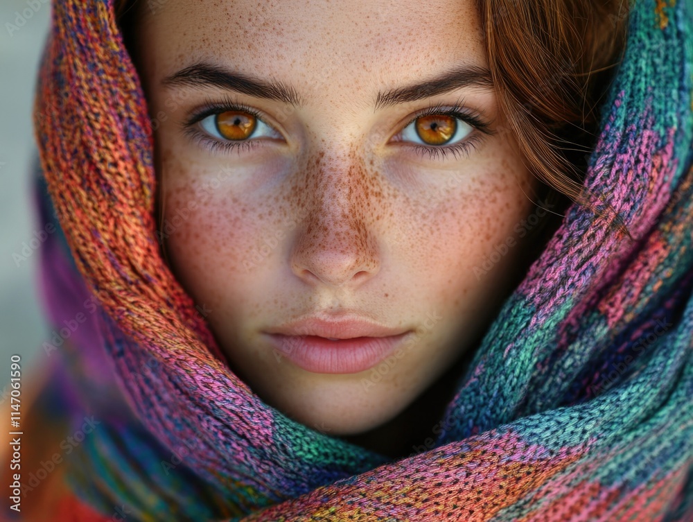 Vivid Eyes of Youth and Color