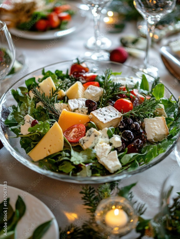 Holiday Salad with Feta and Olives Holiday Salad with Feta and Olives
