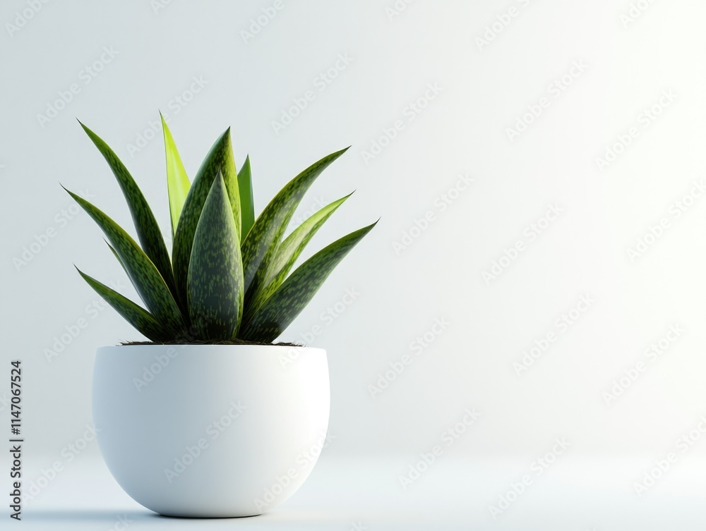 Contemporary Plant in Minimalist Vase Contemporary Plant in Minimalist Vase