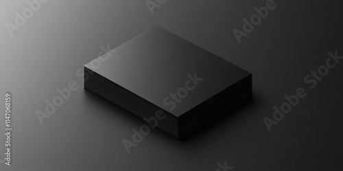 Fototapeta Naklejka Na Ścianę i Meble -  3D Minimalist Geometric Abstraction Cube