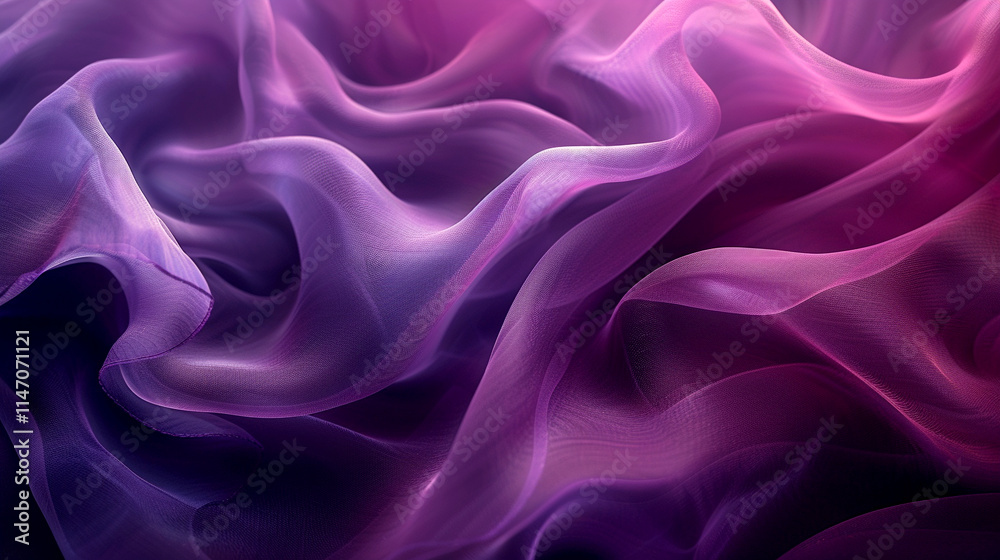 Obraz premium Flowing fabric creates mesmerizing patterns in vibrant colors