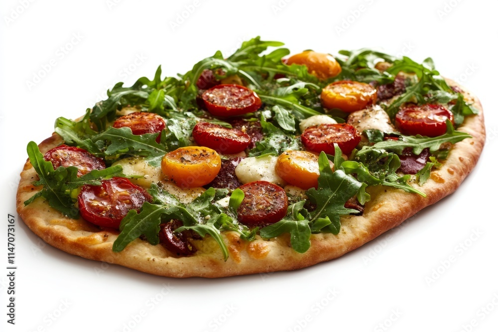 Gourmet Pizza with Fresh Tomatoes and Mozzarella Gourmet Pizza with Fresh Tomatoes and Mozzarella