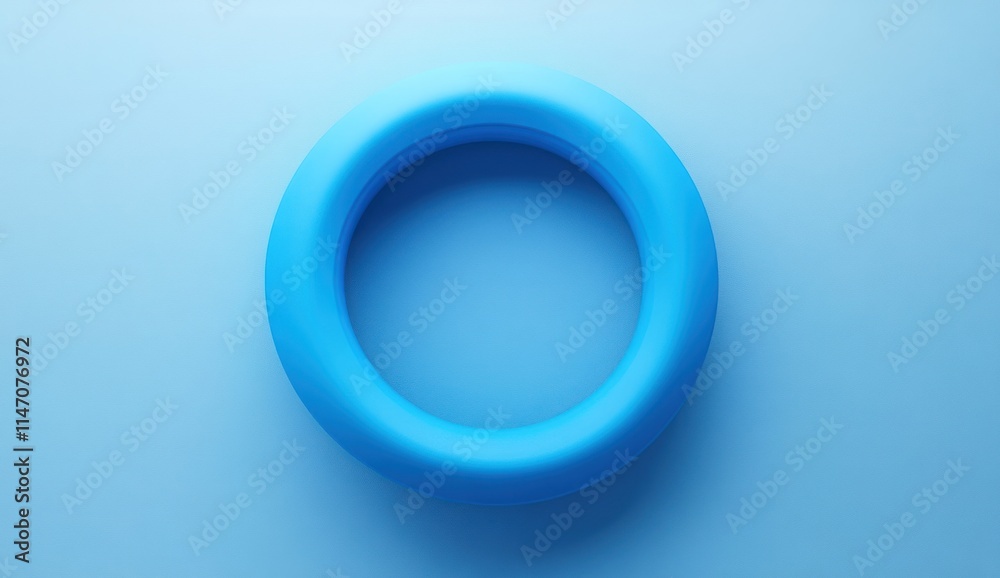 Abstract blue ring on blue background. Abstract blue ring on blue background.