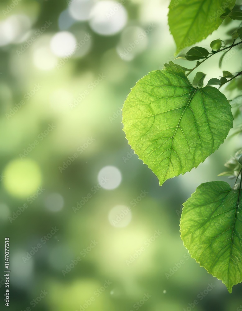 Soft green bokeh background, blurred leaf & vibrant blob , soft focus, graphic Soft green bokeh background, blurred leaf & vibrant blob , soft focus, graphic