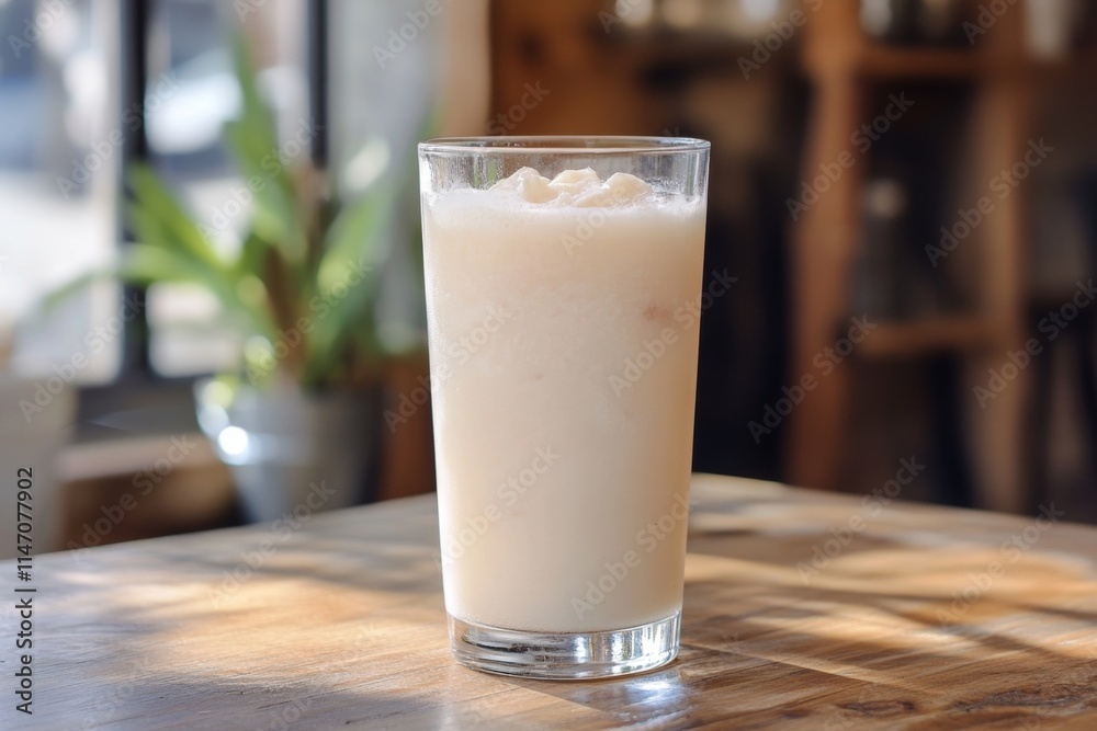 A Refreshing Iced Drink on a Sunny Day A Refreshing Iced Drink on a Sunny Day