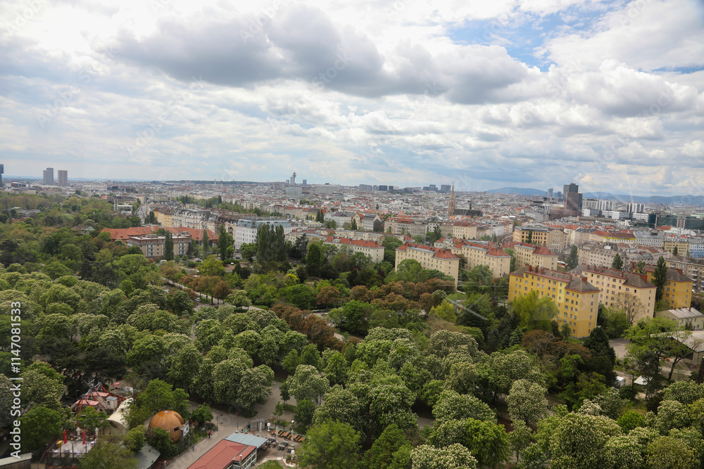 Obraz premium View from Vienna