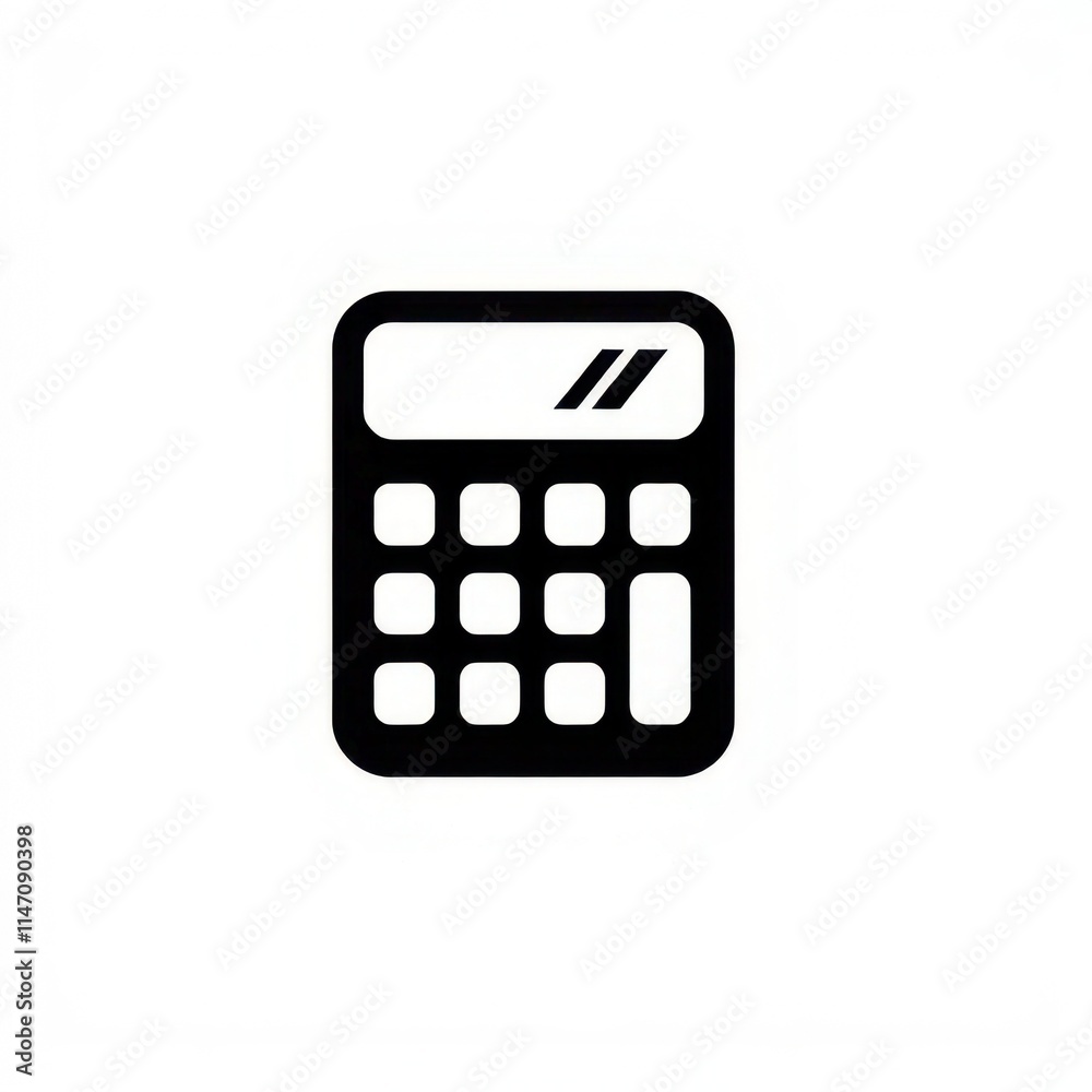 calculator isolated on white background calculator isolated on white background