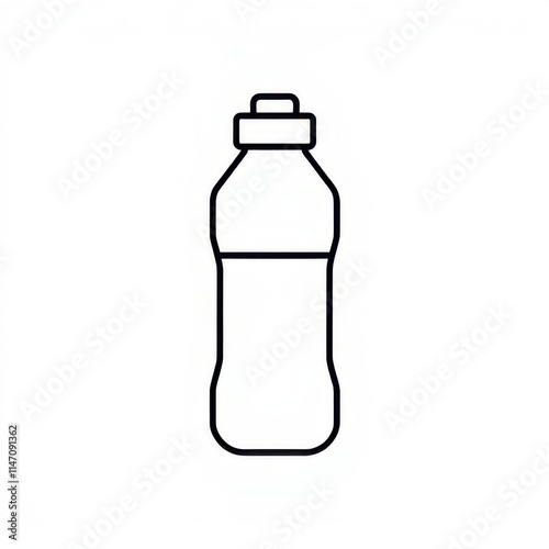bottle of water icon vector