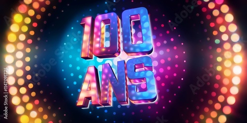 100 ans boule à facettes photo