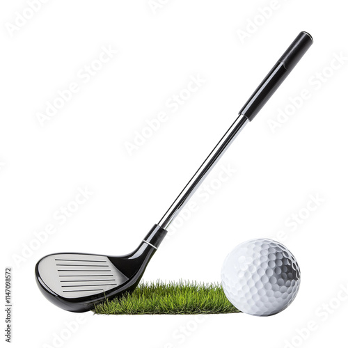 golf ball and tee, png