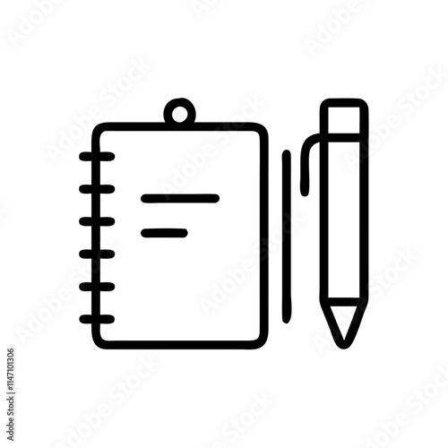  notebook and pen icon, symbolizing the importance of recording measurements