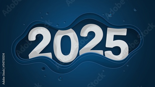A vector illustration of the numbers 